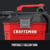 CRAFTSMAN V20 Cordless Vacuum Cleaner, Shop Vac Wet/Dry, 2 Gallon, 7ft Hose, Bare Tool Only (CMCV002B)(Wet/Dry Vac (Tool Only))