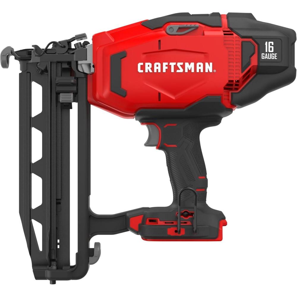 imageCRAFTSMAN V20 Cordless Finish Nailer 16 Gauge Bare Tool Only CMCN616B