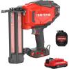 CRAFTSMAN V20 Cordless Brad Nailer, 18 Gauge Nail Gun, with Battery and Charger (CMCN618C1)(18GA Brad Nailer Kit)