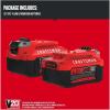 CRAFTSMAN 20V Power Tool Battery 2-Pack, Lithium-ion with Charger (CMCB204-2CK)(2 Batteries)