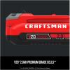 CRAFTSMAN V20 Lithium Ion Battery, 2.0-Amp Hour, 2 Pack (CMCB202-2)((1) 2.0AH Battery)