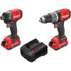 CRAFTSMAN V20 RP Cordless Drill and Impact Driver, Brushless Power Tool Combo Kit, 2 Batteries and Charger Included (CMCK211C2)