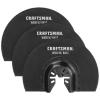 CRAFTSMAN Bi-Metal Oscillating Tool Blade for Wood and Metal, Semicircle, 3 Pack (CMAO113-3)(3 Pack)