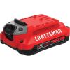 CRAFTSMAN V20 Lithium Ion Battery, 2.0-Amp Hour, 2 Pack (CMCB202-2)((1) 2.0AH Battery)