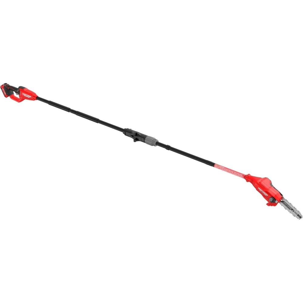 imageCRAFTSMAN V20 8 FT Cordless Pole Chainsaw for Tree Trimming with Battery and Charger Included CMCPS630D1
