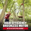 CRAFTSMAN V20 8 FT Cordless Pole Chainsaw for Tree Trimming with Battery and Charger Included (CMCPS630D1)