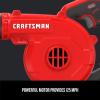 CRAFTSMAN V20 Cordless Leaf Blower, 125 mph, Bare Tool Only (CMCBL0100B)(Blower Only)