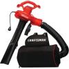 CRAFTSMAN 3-in-1 Leaf Blower, Vacuum and Mulcher, Backpack Blower Up to 260 MPH, 12 Amp, Corded Electric Leaf Collector (CMEBL7000)