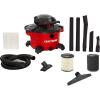 Craftsman CMXEVBE17606 12 Gallon 6 Peak HP Wet/Dry Vac with Detachable Leaf Blower, Portable Shop Vacuum with Attachments, Wet Filter and Wet Nozzle