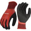 Radians Craftsman Sandy Foam Latex Waterproof Grip Glove (Large), Red (CMXPGRA18L)(Large (Pack of 2))