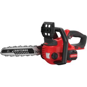CRAFTSMAN V20 Cordless Chainsaw, 12-Inch Electric Chainsaw, Battery Powered, Battery and Charger Included (CMCCS620M1)(Tool Only)