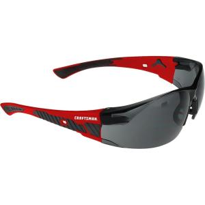 Craftsman 200, Safety Glass, Comfort Fit – Smoke, Red Frame(Smoke)