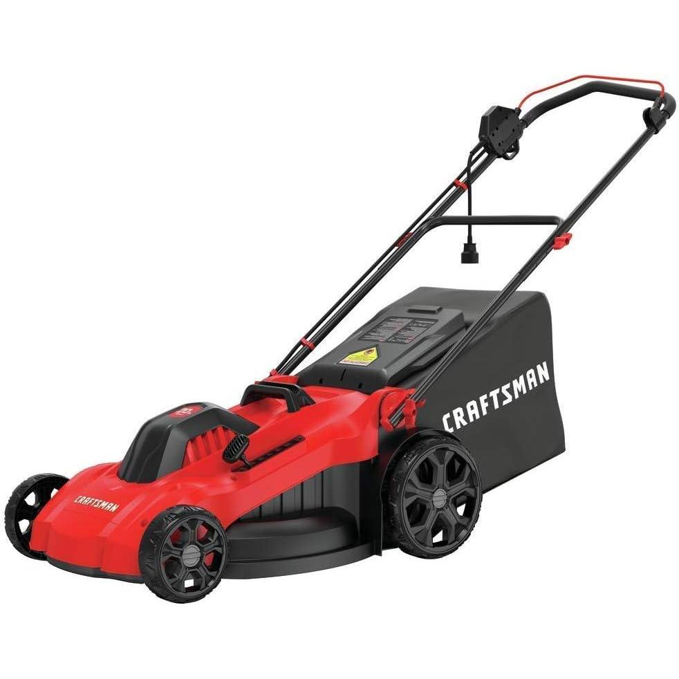 imageCRAFTSMAN Electric Lawn Mower 20Inch Corded 13Ah CMEMW213 Red