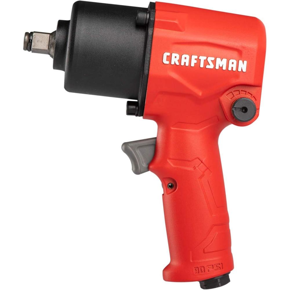 imageCRAFTSMAN in 400ftlbs Air Impact Wrench HeavyDuty AllMetal Build Variable Power Settings 5 SCFM at 90 PSI