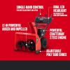 CRAFTSMAN Select 28″ Two-Stage Self Propelled Snow Thrower with Push-Button Start, Gas Powered, 277cc 4-Cycle OHV Engine (31AH6F2GB93)