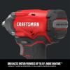 CRAFTSMAN V20 RP 1/2 inch Cordless Impact Wrench Kit, Brushless, 4Ah Battery and Charger Included (CMCF900M1)(Brushless Impact Wrench (Tool Only))