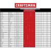 Craftsman CMXGZBF450568 Rider Tool Rack, Red