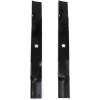 CRAFTSMAN CMXGZAM110106 Mulching Blade for 46-Inch Cutting Decks, Lawn Tractors and Zero-Turn Riding Mowers, OE #04268, Set of 2