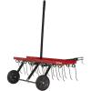 CRAFTSMAN (CMXGZBF7124315), 40-Inch Tow Behind Lawn Dethatcher, 20 Durable Spring Steel Tines Lawn dethatcher, Designed to Pull Behind Lawn and Garden Tractors, Black(40-Inch Tow Behind Lawn Dethatcher)