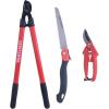 CRAFTSMAN CMXMKIT0170 Tree & Shrub Pruning Set with Bypass Pruning Shears, Bypass Lopper and Folding Pruning Saw(Tree & Shrub Pruning Set)