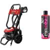 CRAFTSMAN Pressure Washer, 1900 PSI (CMEPW1900) & Chemical Guys CWS_402_16 Mr. Pink Foaming Car Wash Soap, Safe for Cars, Trucks, Motorcycles, RVs & More, 16 fl oz, Candy Scent(Washer + Soap  16 fl oz)