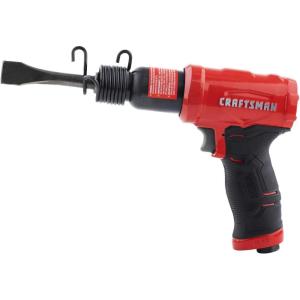 CRAFTSMAN Air Hammer, Medium Stroke, 2,800 BPM, Anti-Slip Handle, 4.4 SCFM at 90 PSI, Flat-Blade Chisel Included((Pack of 1))