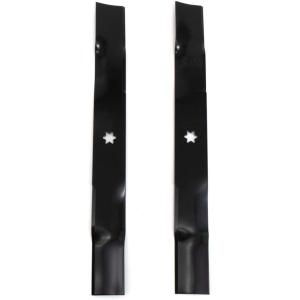 CRAFTSMAN CMXGZAM110106 Mulching Blade for 46-Inch Cutting Decks, Lawn Tractors and Zero-Turn Riding Mowers, OE #04268, Set of 2