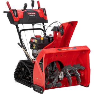 CRAFTSMAN Performance 26″ Two-Stage Self Propelled Snow Thrower with Push-Button Start, Gas Powered, 243cc Engine (31AM7C3FB93)