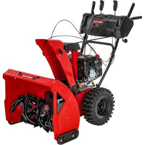CRAFTSMAN Select 26″ Gas Powered Snow Blower, Two-Stage Snow Blower Gas Self Propelled with Push-Button Start, 243cc 4-Cycle OHV Engine, Dual LED Lights (31AM6C2FB93)