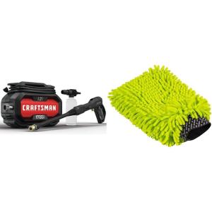 Craftsman Electric Pressure Washer (CMEPW1700) and Chemical Guys Chenille Premium Scratch-Free Microfiber Wash Mitt