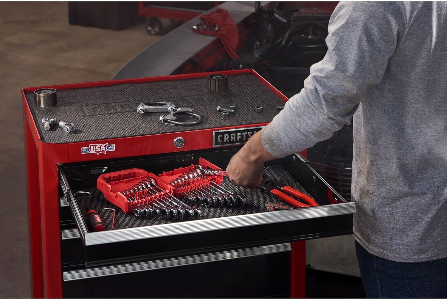 imageCRAFTSMAN 20 Piece Ratcheting Combination Wrench Set SAEMetric CMMT87220