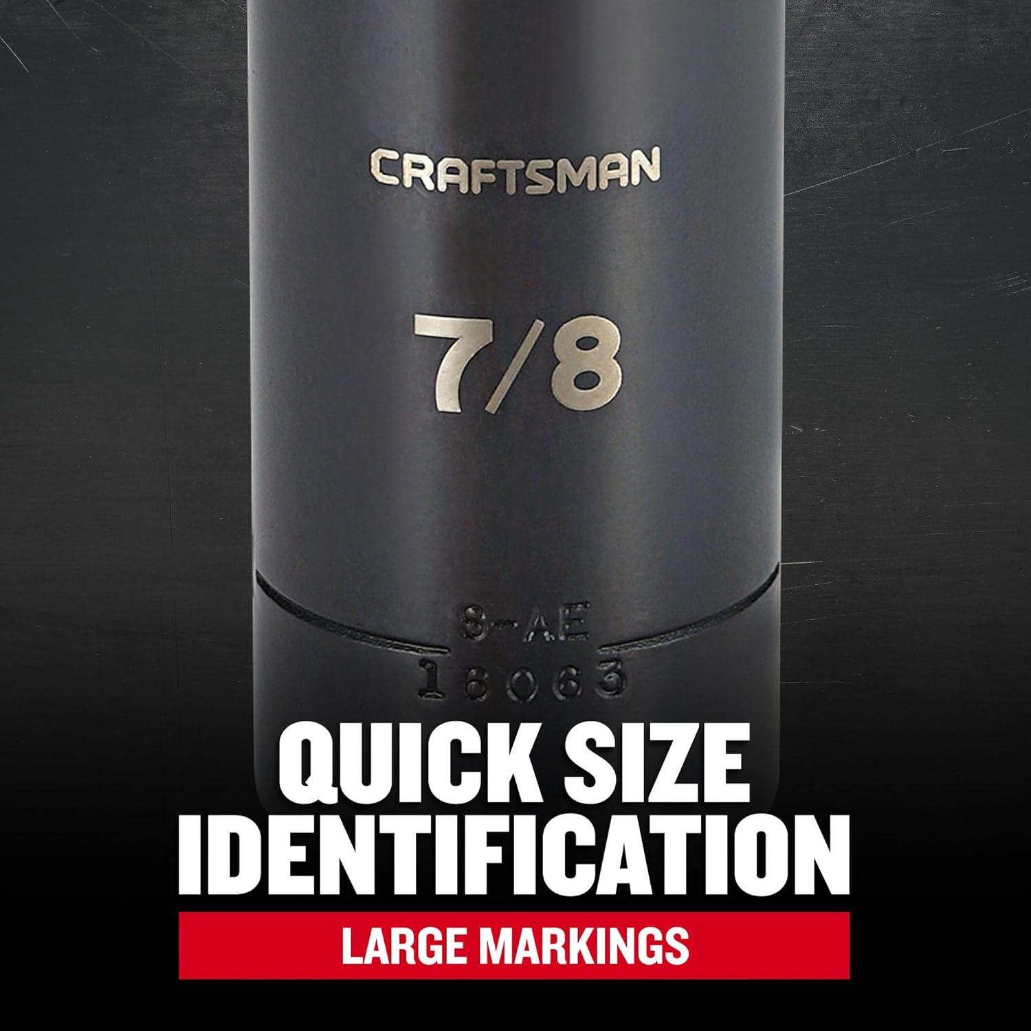 imageCRAFTSMAN Deep Impact Socket SAE 12Inch Drive 34Inch CMMT1606178