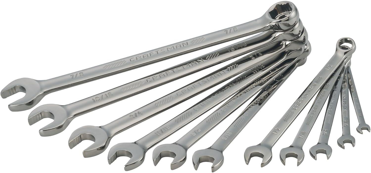 imageCRAFTSMAN OVERDRIVE 11Piece Standard SAE Wrench Set CMMT87711