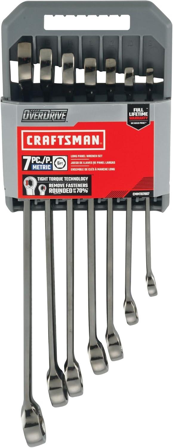 imageCRAFTSMAN OVERDRIVE 7Piece Metric Wrench Set CMMT87807