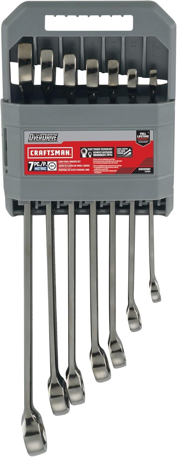 imageCRAFTSMAN OVERDRIVE 7Piece Metric Wrench Set CMMT87807