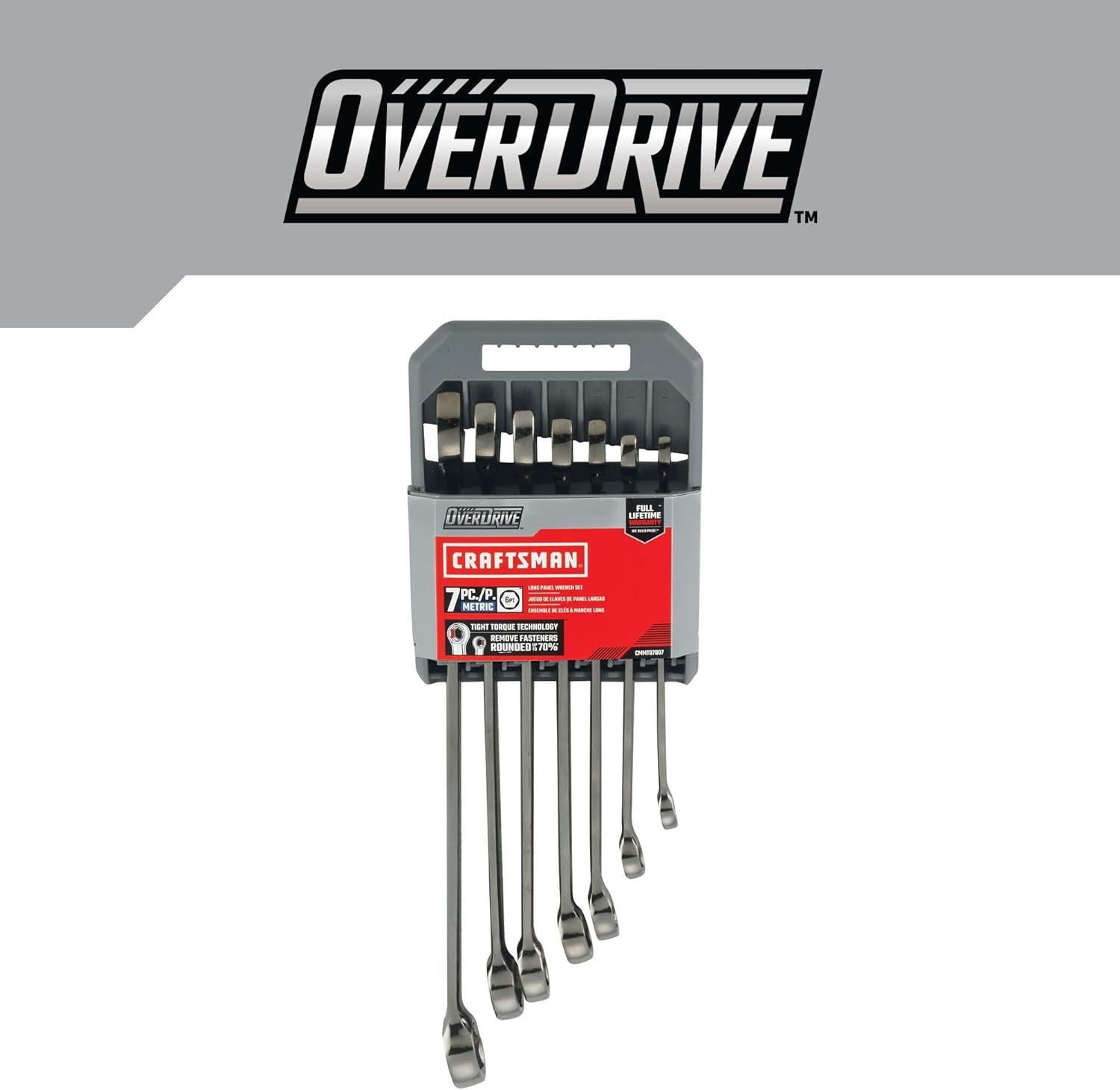 imageCRAFTSMAN OVERDRIVE 7Piece Metric Wrench Set CMMT87807