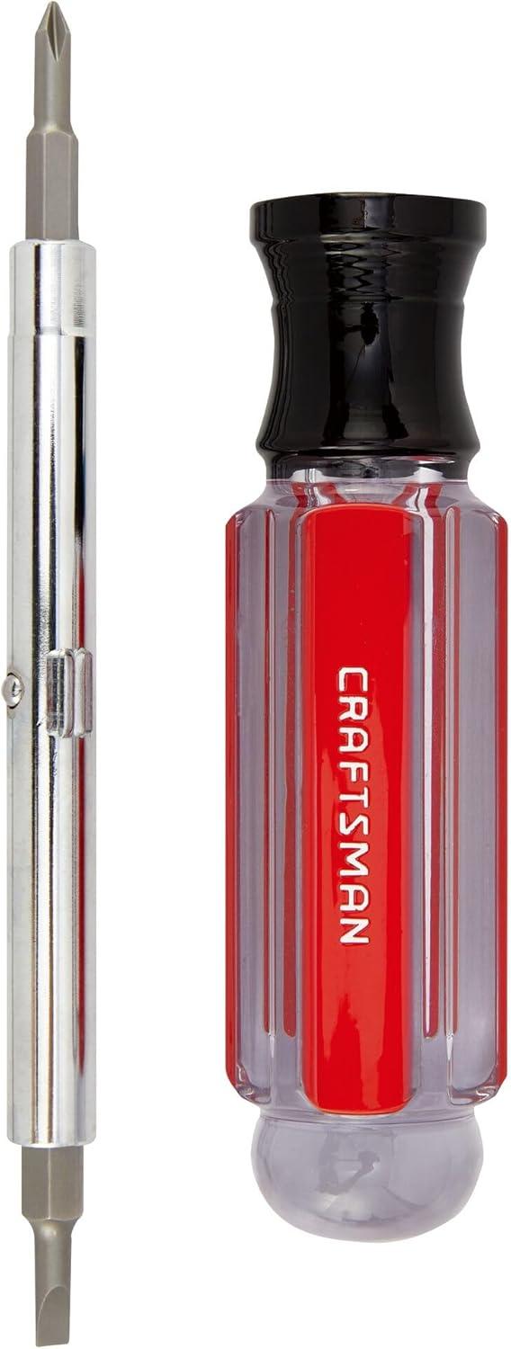 imageCRAFTSMAN Screwdriver MultiBit Set 6 in 1 Acetate Handle CMHT66052Pack of 1