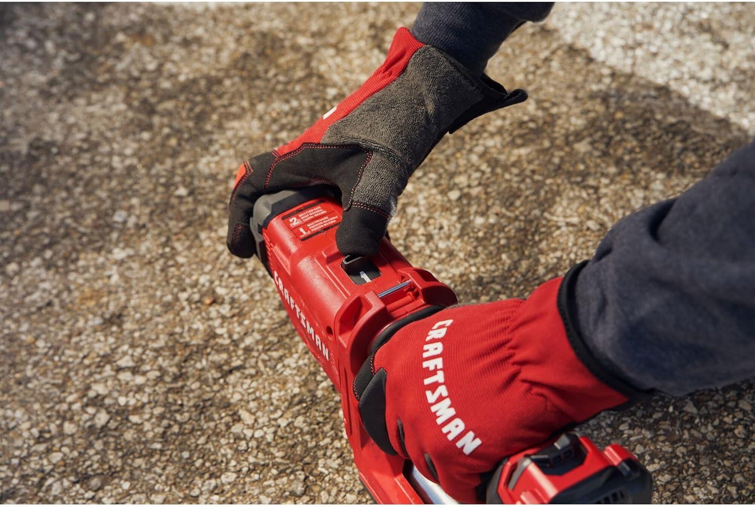 imageCRAFTSMAN V20 Grease Gun Kit Electric Grease Gun Cordless 40 Hose 10000 Max PSI LED Light Battery and Charger Included CMCGG001D1Kit with Battery