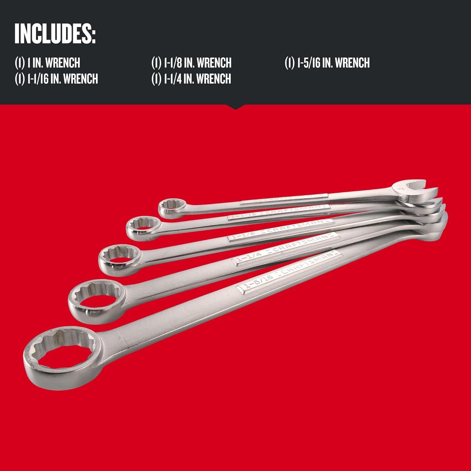 imageCRAFTSMAN Wrench Set SAE  Metric 32Piece CMMT120805 Piece SAE