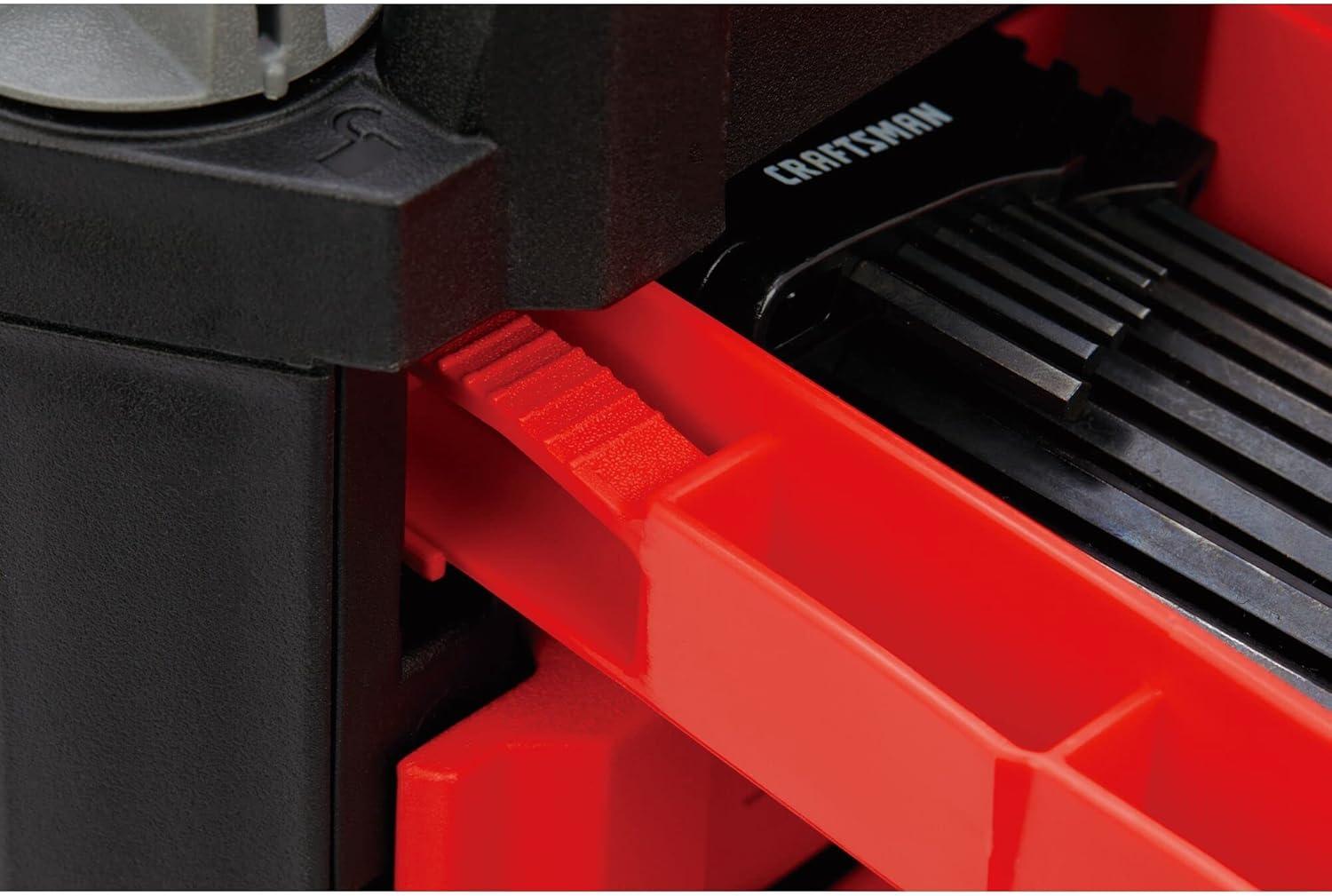 imageCraftsman 262Piece Mechanic Tool Set with 3Drawer VERSASTACK Box SAE and Metric Socket Set Car and Motorcycle Tool Kit with Combination Wrenches and Spark Plug Sockets CMMT45309262 Piece Set