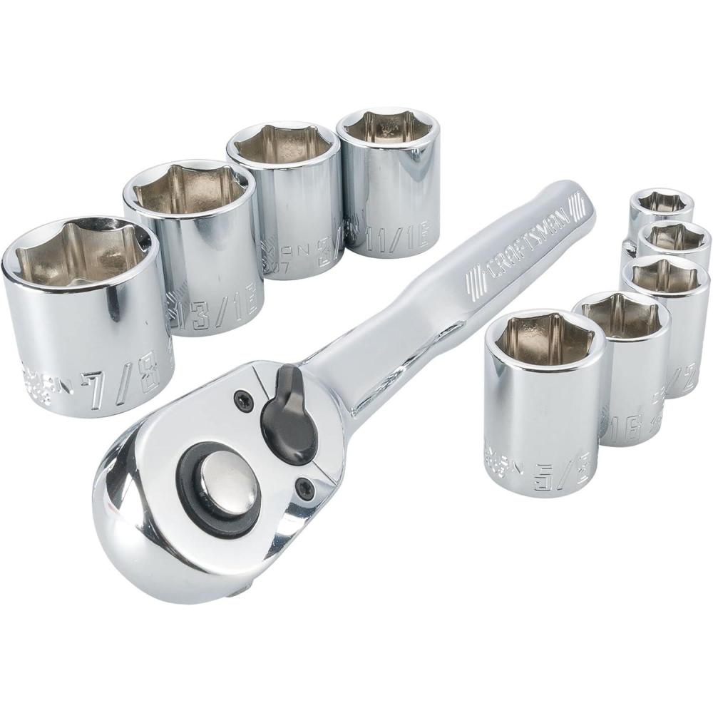 imageCRAFTSMAN Mechanics Tool Set Metric 38 Inch Drive 10 Piece CMMT3456438 in
