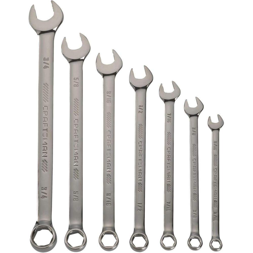 imageCRAFTSMAN OVERDRIVE 7Piece Standard SAE Wrench Set CMMT87707