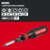 CRAFTSMAN 4V Electric Screwdriver Set, 300 RPM, Micro-USB Charging Port, 3-Stage Battery Charge Indicator (CMHT66718B20)