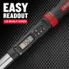 CRAFTSMAN Digital Torque Wrench, SAE, 1/2-Inch, 50-250 FT-LB, (CMMT99436)