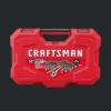 CRAFTSMAN Mechanics Tool Set, 1/4″ & 3/8″ Drive, SAE/Metric, 81 Piece (CMMT82335L)(51 Piece Set)