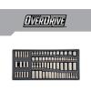 CRAFTSMAN OVERDRIVE 284-Piece Gunmetal Chrome Mechanics Tool Set, Standard SAE/Metric Socket Set, with Hard Case (CMMT99284)