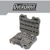 CRAFTSMAN OVERDRIVE 80-Piece Gunmetal Chrome Mechanics Tool Set, Standard SAE/Metric Socket Set, with Hard Case (CMMT99080L)