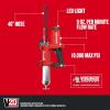 CRAFTSMAN V20 Grease Gun Kit, Electric Grease Gun Cordless, 40″ Hose, 10,000 Max PSI, LED Light, Battery and Charger Included (CMCGG001D1)(Bare Tool Only)