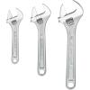 CRAFTSMAN Adjustable Wrench Set, 3-Piece All Steel, Metirc and SAE Scale (CMMT12001)(Adjustable)