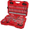 CRAFTSMAN Mechanic Tool Set 135 Pcs, 1/4, 1/2 and 3/8 Inch Drive SAE and Metric Socket Wrench Set with Case (CMMT12124)(New 135 Piece Set)